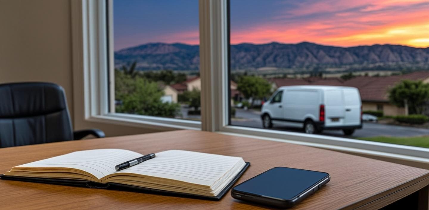 Temecula Leak Detection dispatch office overlooking Temecula Valley